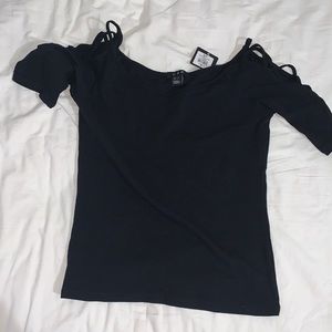 Criss Cross Shoulder Top